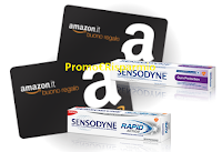 Sensodyne ''Premi per il tuo shopping'': ricevi come premio certo 1 buono Amazon da 5€ Logo Sensodyne ''Premi per il tuo shopping'': ricevi come premio certo 1 buono Amazon da 5€