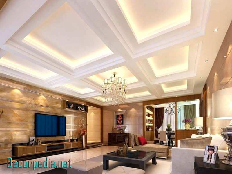 Latest Pop False Ceiling Design Ideas For Living Room And