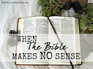 When the Bible makes no sense