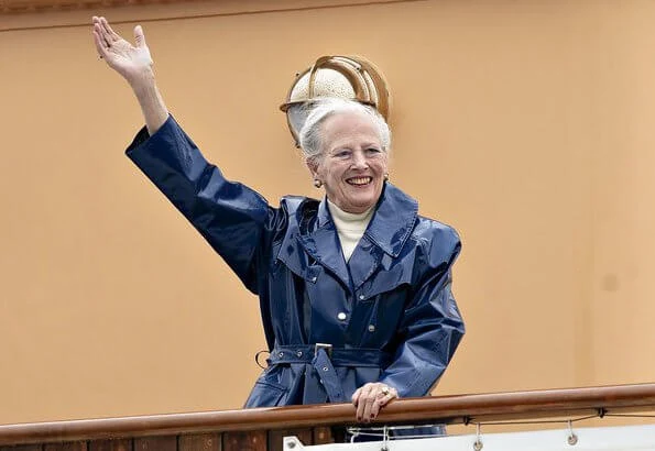 Queen Margrethe II visited Risum Danish School in South Schleswig. The Queen attended a farewell reception at Flensburg House