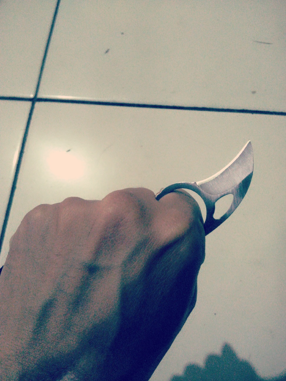 JUAL CURVED BALISONG, TRENCH KNIFE, KERAMBIT MURAH
