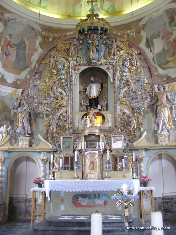 Vesela Gora, Šentrupert, cerkev sv. Frančiška Ksaverija Slovenija, Dolenjska