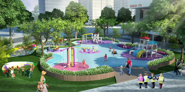 Cảnh quan xanh The K Park Cảnh quan xanh The K Park