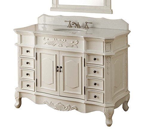 French Provincial Bathroom Vanities Online Find Like 42 Traditional Style Morton Bathroom Sink Vanity With Matching Mirror Model Hf 2815w Aw