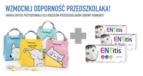 Wygraj Lunchbox + 3 opakowania ENTitis Konkurs