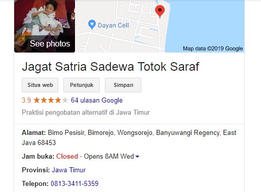 Alamat Praktek Gus Jagat Satria Sadewa Banyuwangi