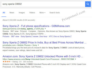 Cara Cek Tipe HP Sony Xperia Asli Cara Cek Tipe HP Sony Xperia Asli