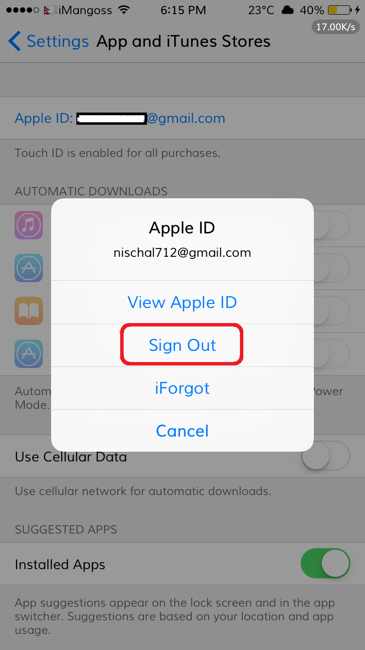 Мой apple id