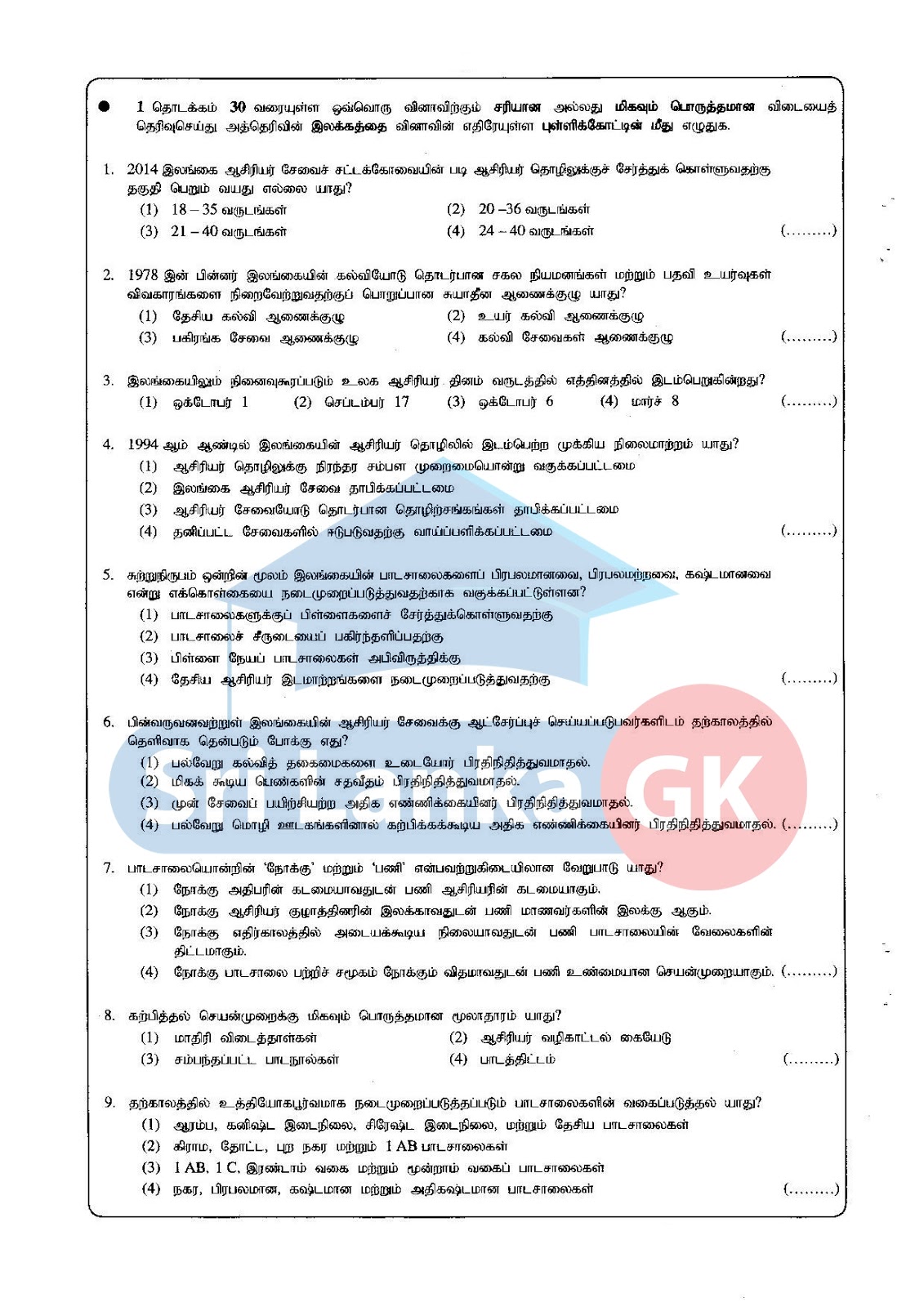 sri-lanka-teacher-educators-service-sltes-exam-past-papers-pdf