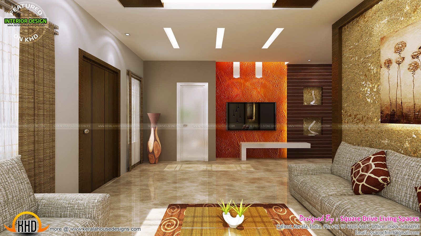 Luxury house with outhouse keralahousedesigns