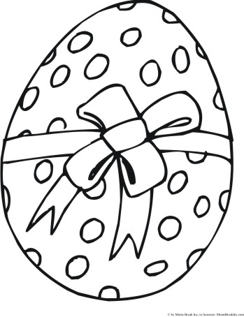 Easter Coloring Pages on Six Easter Eggs Coloring Pages For You