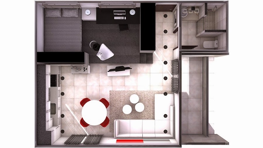 Recopilación de planos de casa pequeñas (mis minipisos) | Decoración