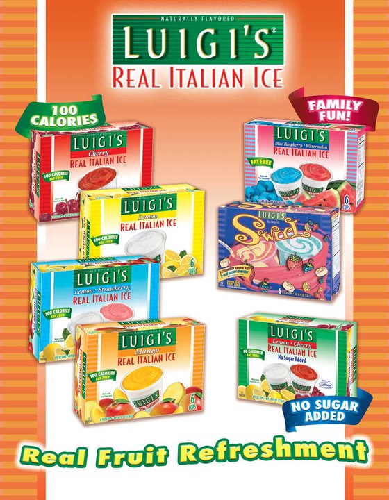 Susan's Disney Family Luigi’s Italian Ice, a sweet summer treat that