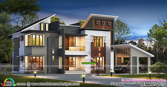 4150 sq-ft 5 bedroom ultra modern style home 4150 sq-ft 5 bedroom ultra modern style home