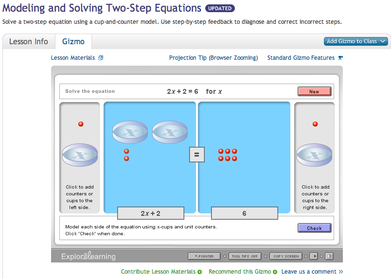 Switch On LEARNING! Gizmos on the iPad