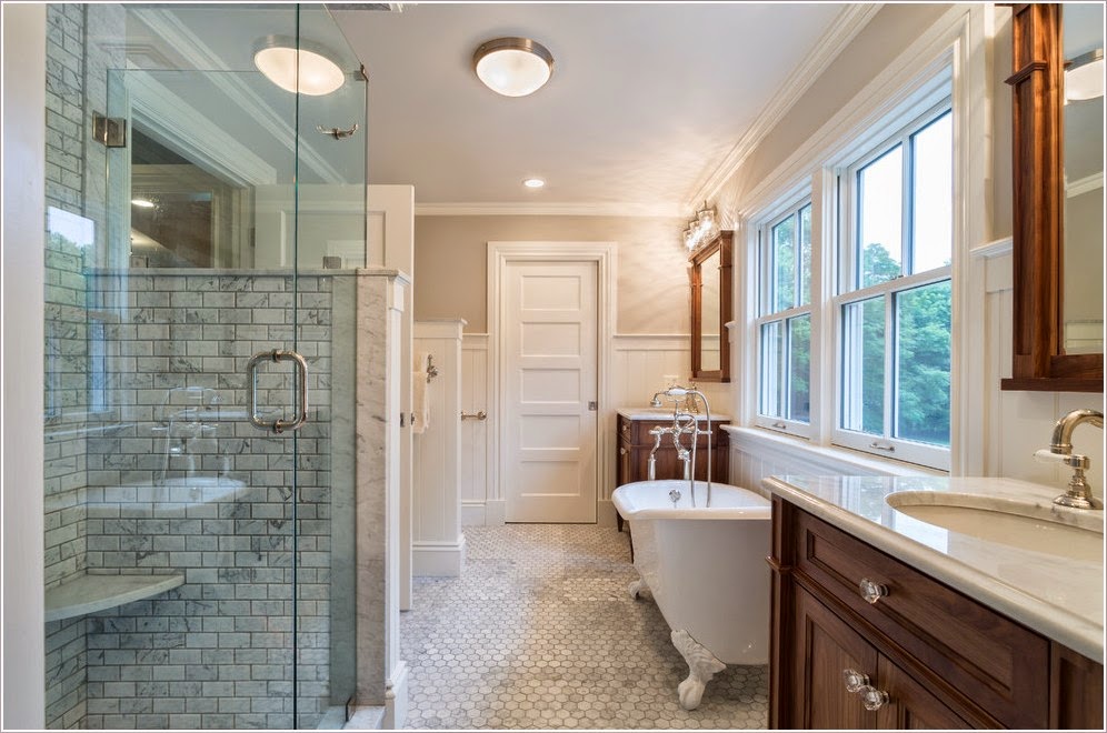 How To Plan A Bathroom Lighting Scheme Live Better Bathroom Ceiling Flush Light