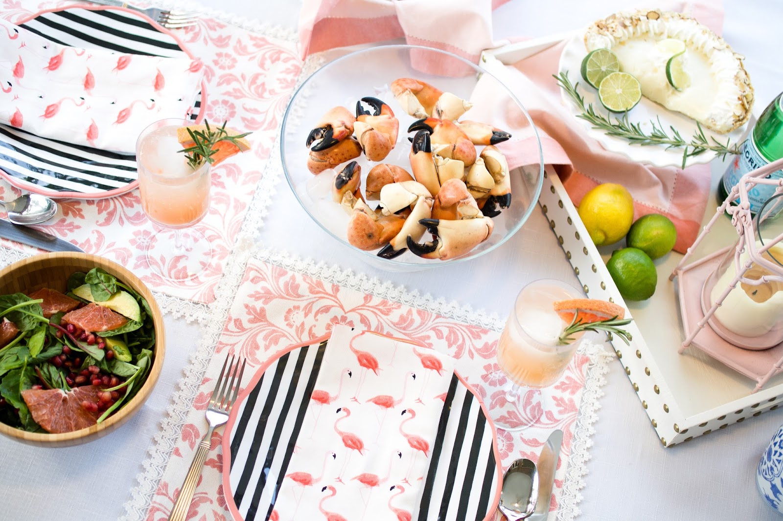 Take outdoor dining to the next level with chic décor and a no-fuss summer meal