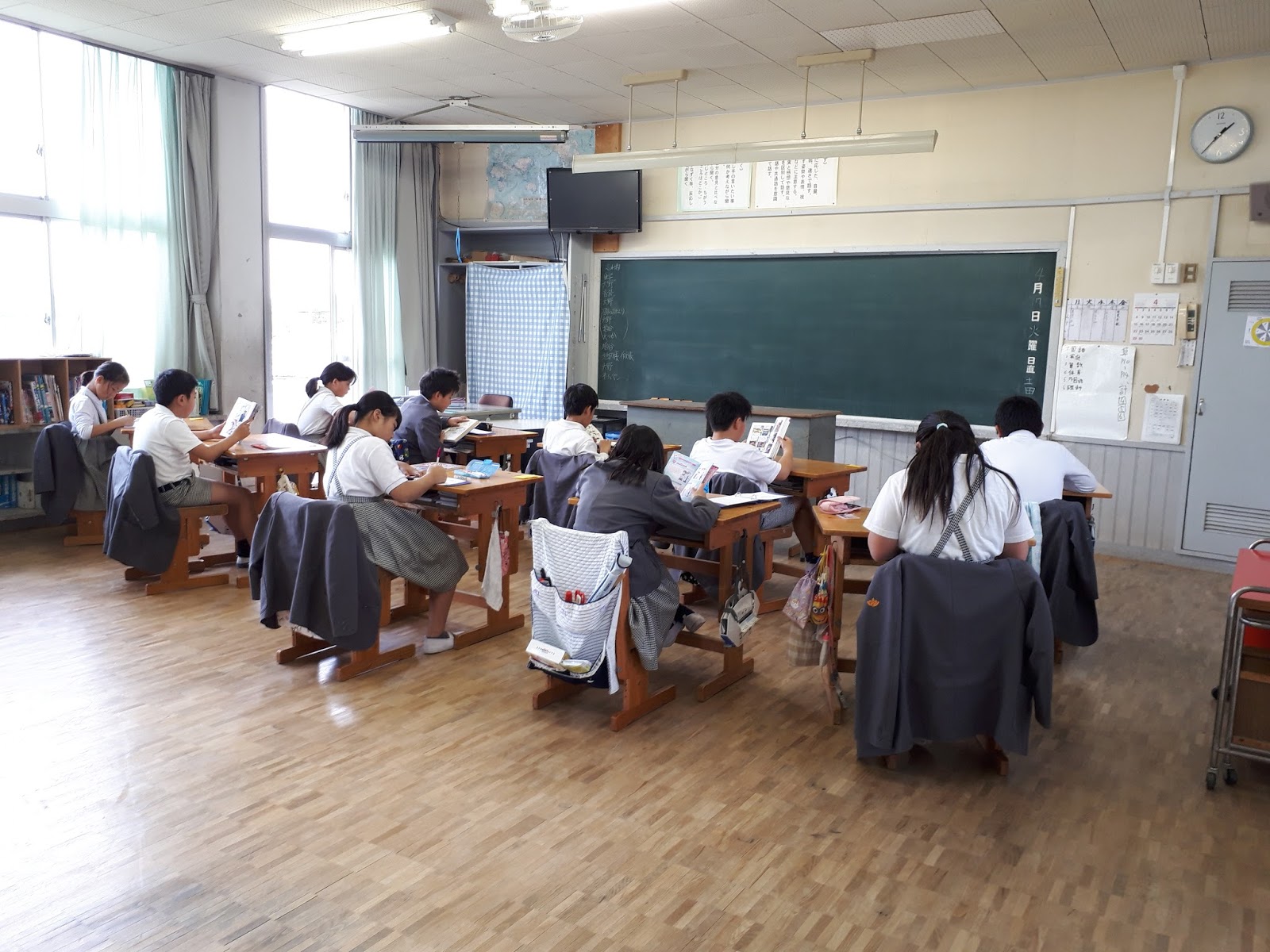 川原小学校 新学期が始まって1週間以上になりました。