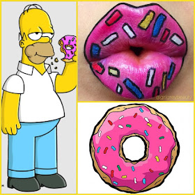 09-Doughnuts-Classic-Simpsons-donut-Andrea-Reed-Body-Painting-and-Lip-Art-www-designstack-co