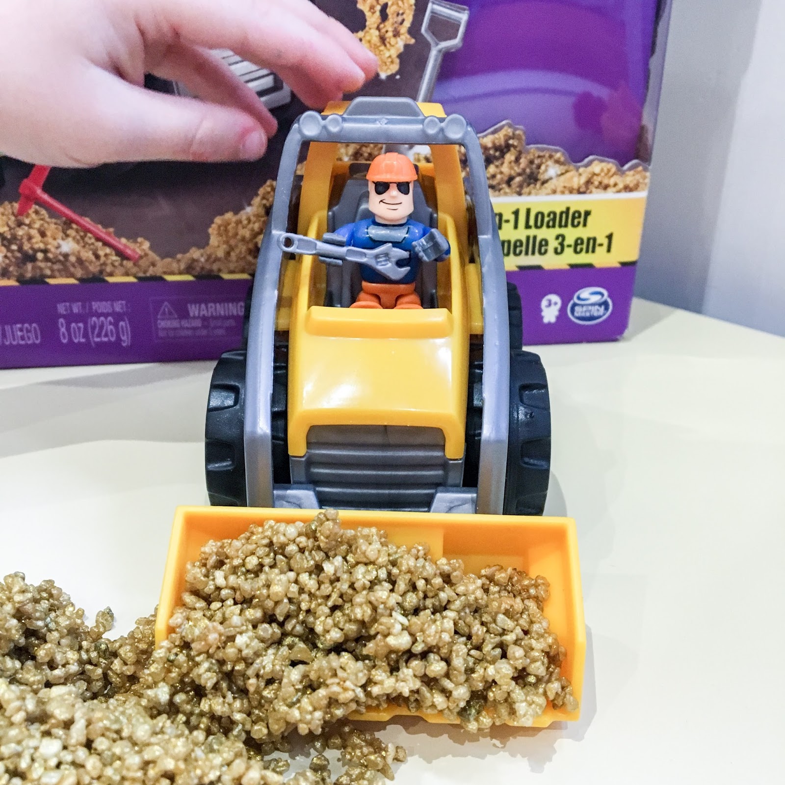 kinetic sand rock 3 in 1 loader