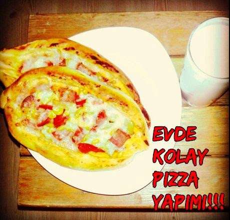 Yaldızlı Fikirler: Evde Kolay Pizza Yapımı