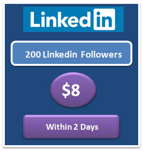 200 free Linkedin followers