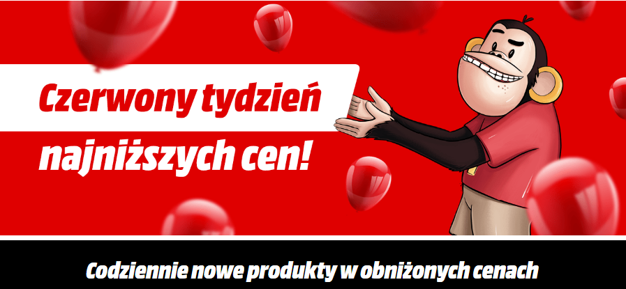 Czerwony tydzień w Media Markt Promocje i wyprzedaże