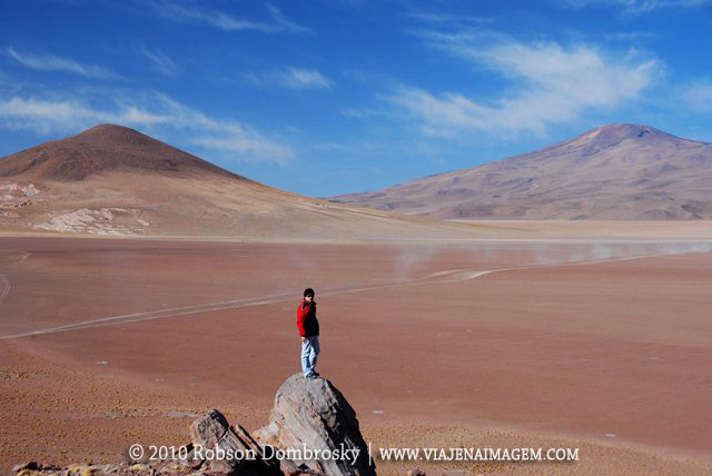 paisagem marciana no deserto da bolivia