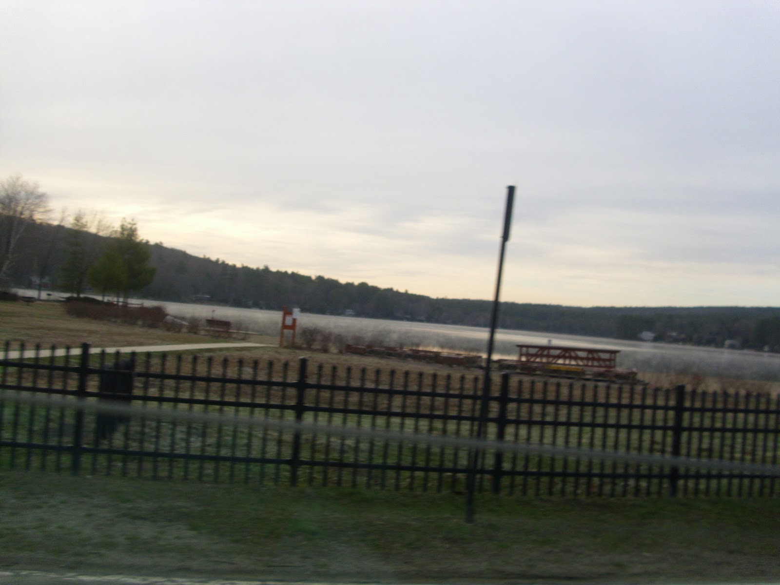 View from Lake Wyola Monday, April 22nd, Lake Wyola Dam