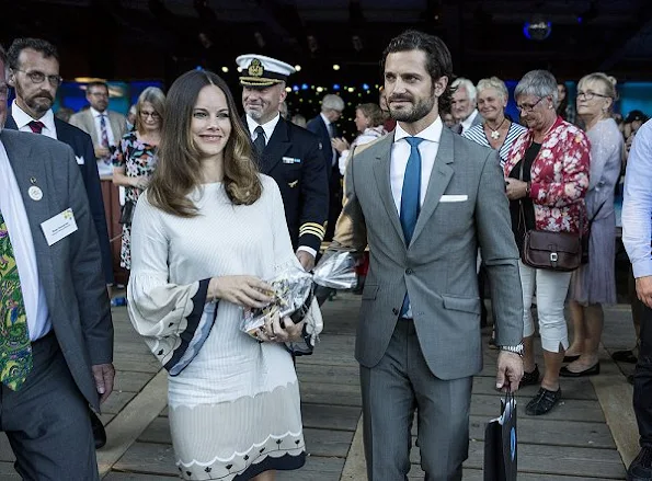 Prince Carl Philip and Princess Sofia Hellqvist at the Swedish Local Heritage Federation 100th anniversary ceremony. Sofia Hellqvist Style