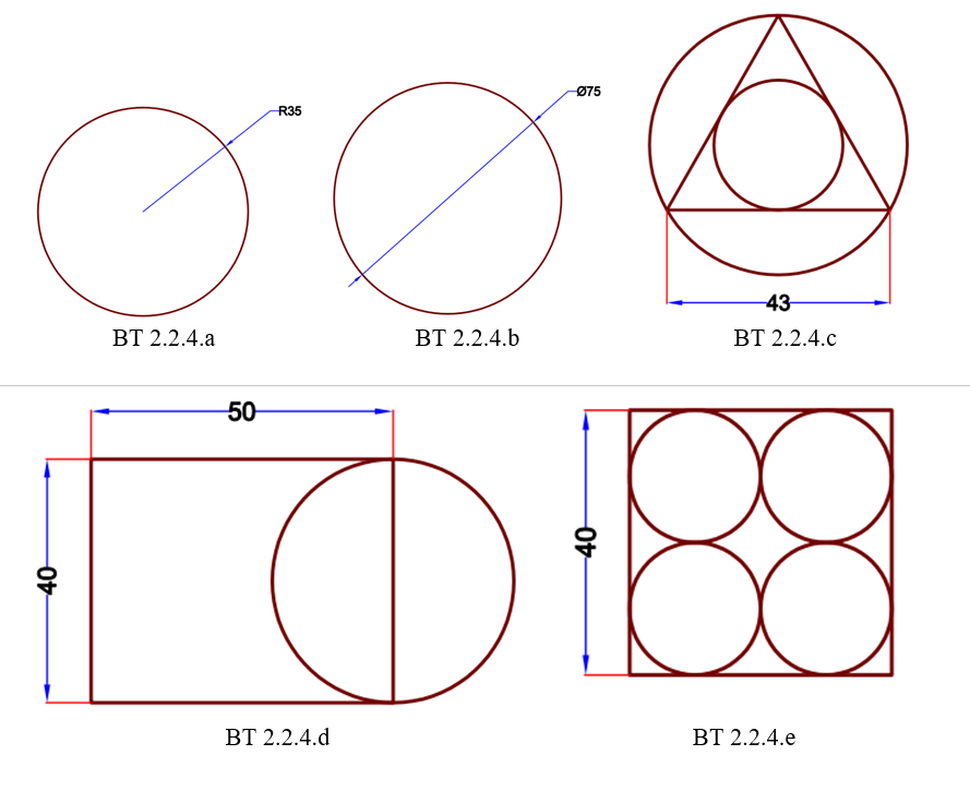6 cách vẽ đường tròn qua 2 điểm trong cad chính xác bằng lệnh circle
