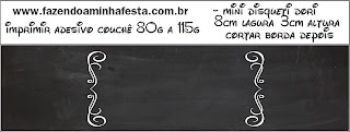 Blackboard Style, Free Printable Candy Bar Labels.