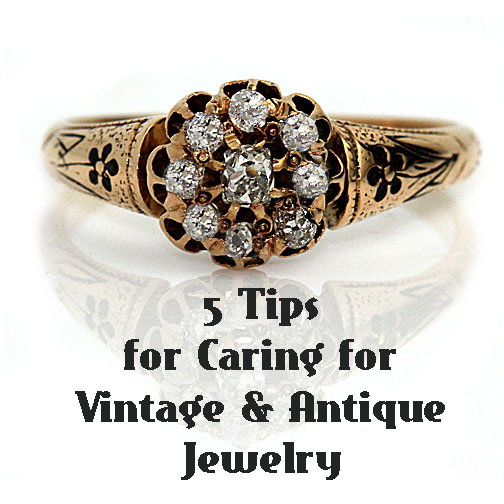 My vintage & antique jewelry is really important to me, so I love these tips on taking care of them!