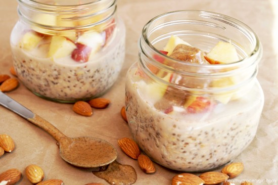 Fit To Excel: APPLE ALMOND BUTTER OVERNIGHT OATS