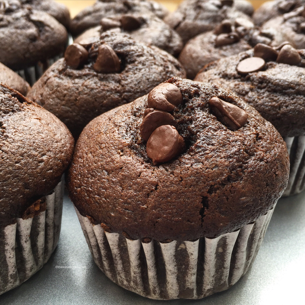 The Katamon Kitchen: Double Chocolate Mocha Muffins