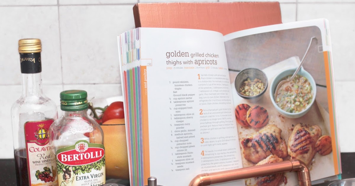 DIY Cookbook & Tablet Stand Copper & Wood The Creative Glow DIY