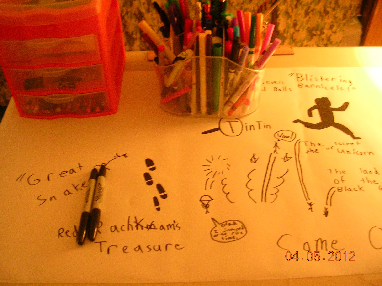 Organized For You Creative ways to store art supplies