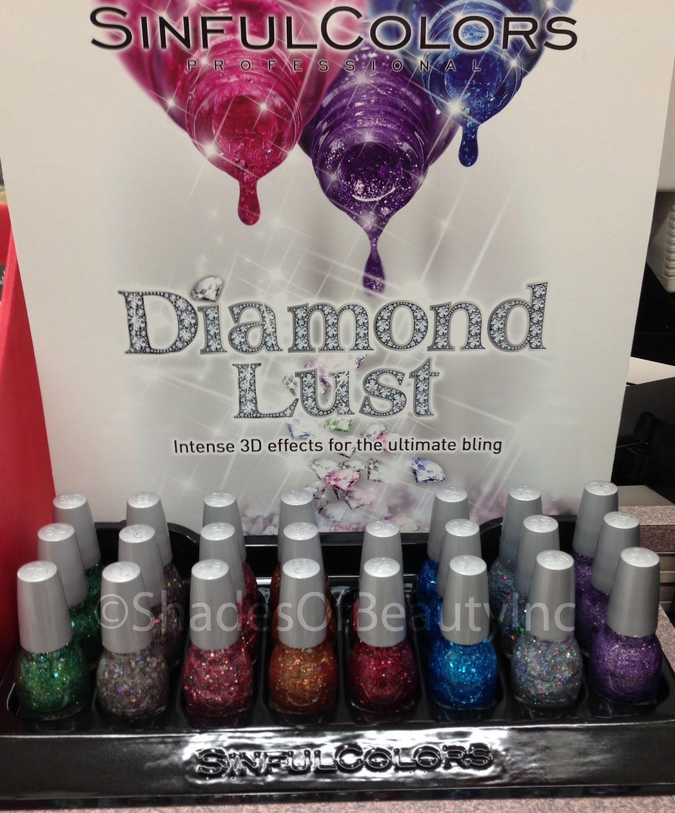 Glitter Galore: Sinful Color Diamond Lust Collection - Shine On Me layered  with Pure Ice Free Fall - Shades of Beauty, Inc.