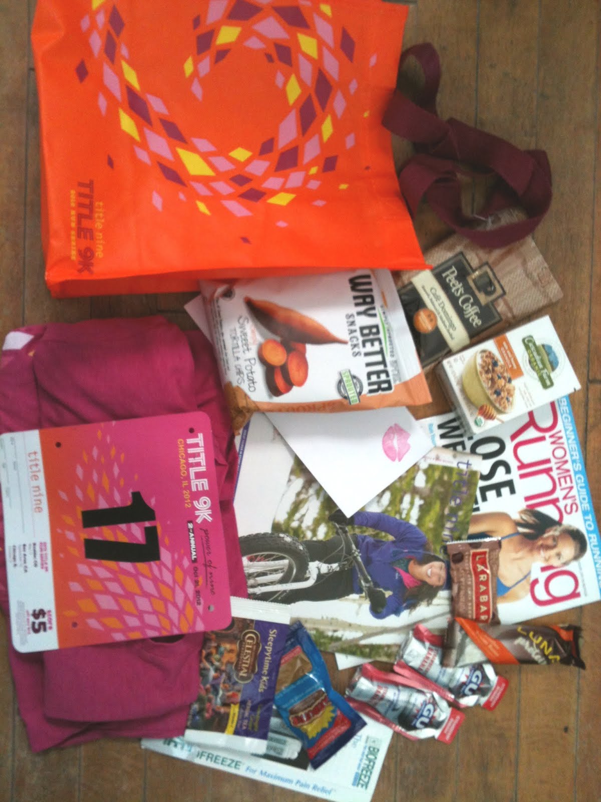 run lindy run time traveler back to a time when race goodie bags were