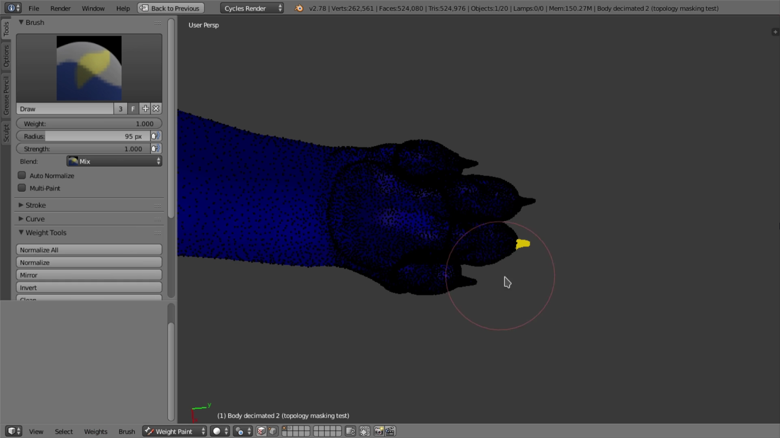 Easier sculpt masking with Blender Topology CG TUTORIAL