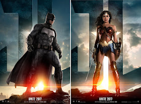 Justice League Character Movie Poster Set - Batman & Wonder Woman