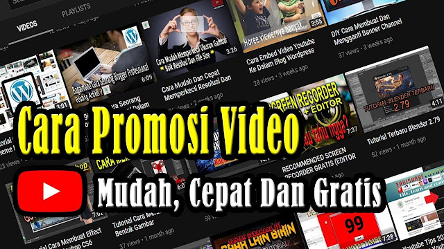 Satu Lagi Cara Promosi Video Youtube yang Harus Anda Lakukan Satu Lagi Cara Promosi Video Youtube yang Harus Anda Lakukan