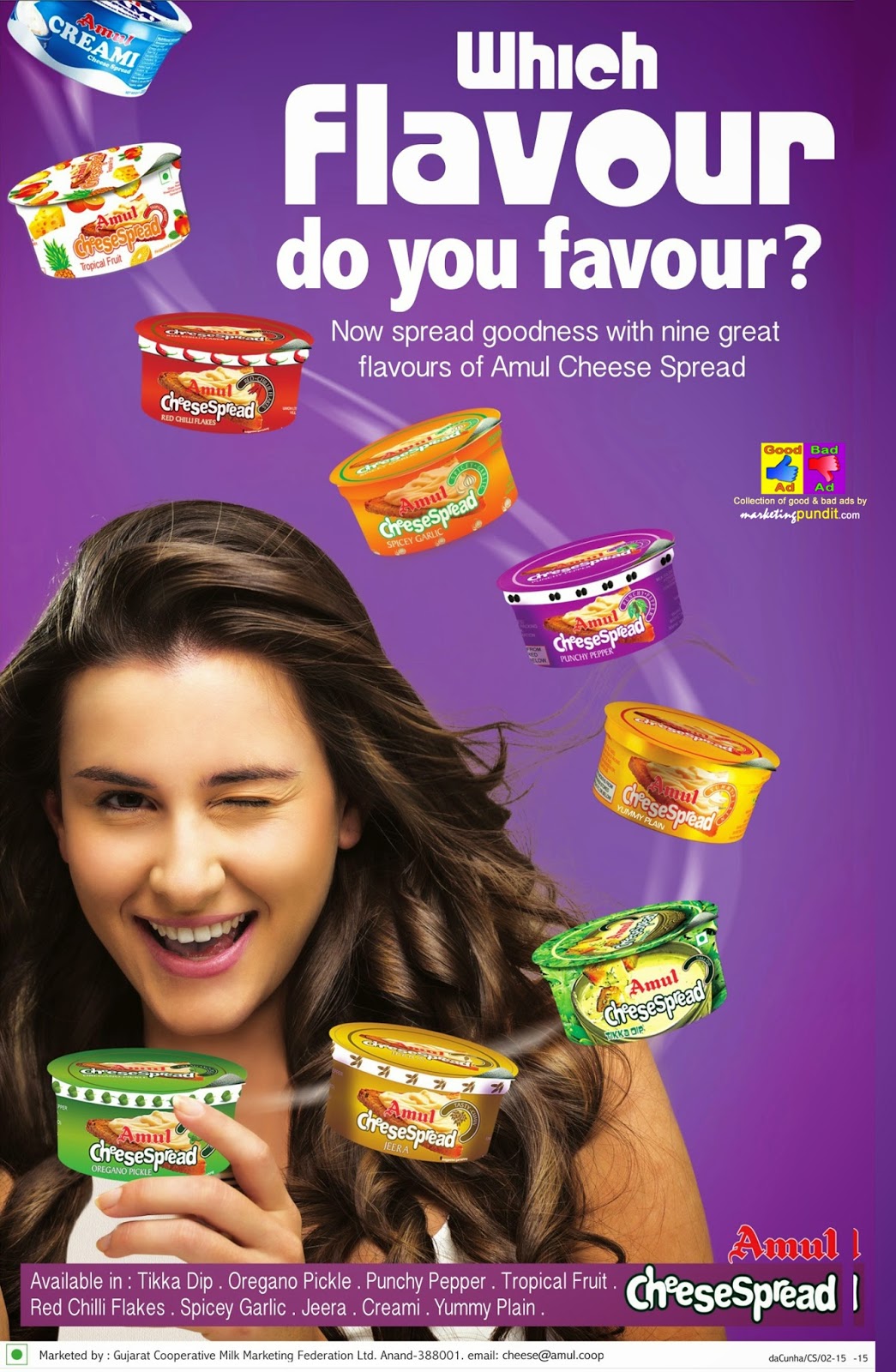 Marketingpundit Amul launches flavoured cheese spreads to attract youths