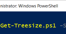 treesize powershell treesize powershell