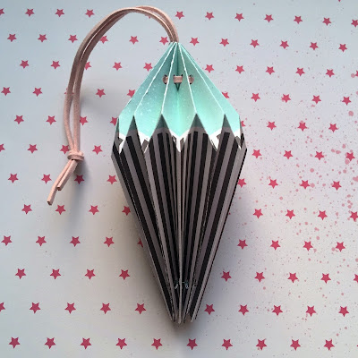 Origami Lantern gallery - pear shape. Tutorial using Silhouette Cameo by Nadine Muir from Silhouette UK Blog