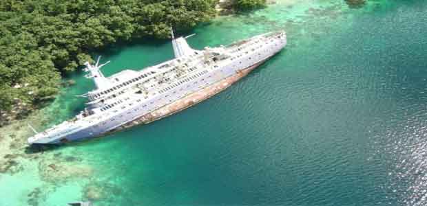 Shipwreck in the Solomon Islands Tempat Wisata Khusus untuk Turis bernyali