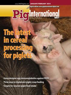 Pig International. Nutrition and health for profitable pig production 2014-01 - January & February 2014 | ISSN 0191-8834 | TRUE PDF | Bimestrale | Professionisti | Distribuzione | Tecnologia | Mangimi | Suini
Pig International  is distributed in 144 countries worldwide to qualified pig industry professionals. Each issue covers nutrition, animal health issues, feed procurement and how producers can be profitable in the world pork market.