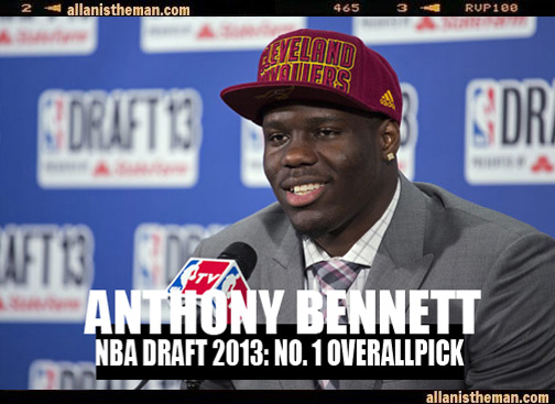 Cleveland Cavaliers officially sign NBA No.1 pick Anthony Bennett