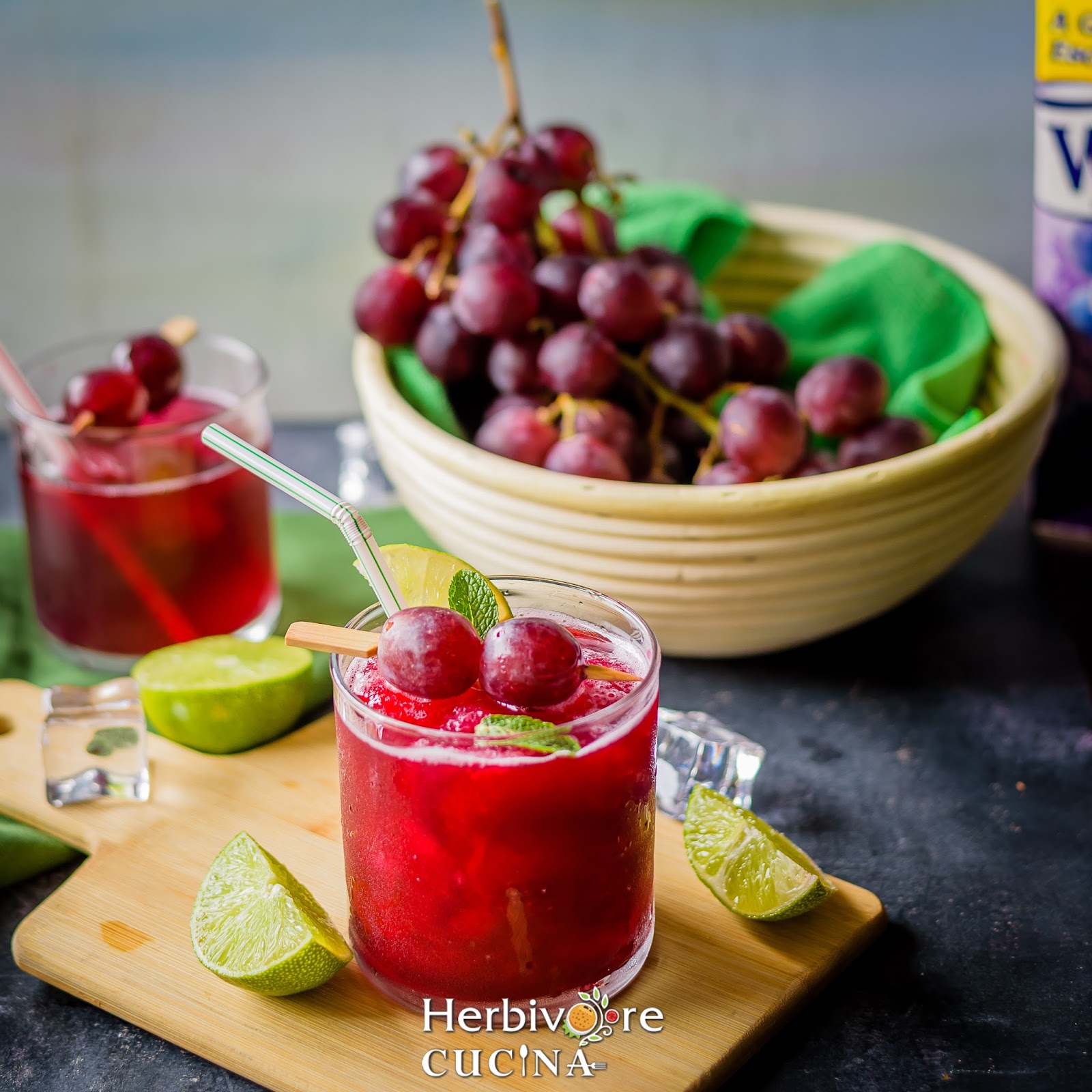 Herbivore Cucina Frozen Grape Lime Rickey Slush