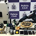 Quadrilha de roubo a bancos é presa com bloqueador de sinal de celular avaliado em R$ 50 mil